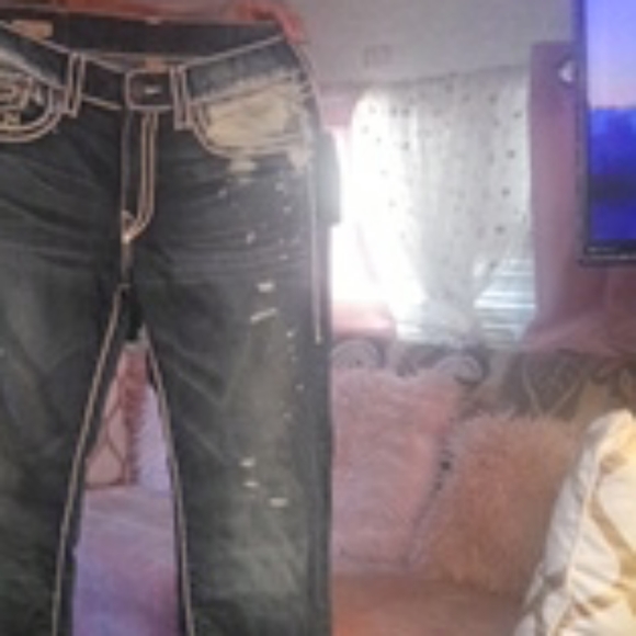 Real** authentic TRUE RELIGION MENS JEANS SIZE 33